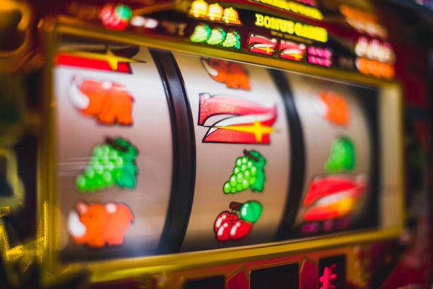 Live roulette wheel and betting layout